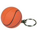 Basketball Squeezies Stress Reliever Keychain
